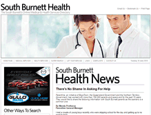 Tablet Screenshot of health.southburnett.com.au